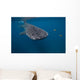 Whale Shark Swimming Blue Wall Decal Design 6