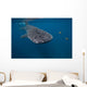 Whale Shark Swimming Blue Wall Decal Design 6