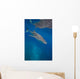 Whale Shark Swimming Blue Wall Decal Design 5
