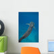 Whale Shark Swimming Blue Wall Decal Design 3