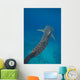Whale Shark Swimming Blue Wall Decal Design 3