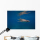 Whale Shark Swimming Blue Wall Decal Design 2