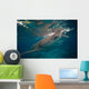 Whale Shark Feeding to Wall Decal Design 1