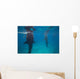 Whale Sharks Feeding beneath Wall Decal Design 2