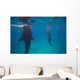 Whale Sharks Feeding beneath Wall Decal Design 2