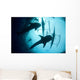 Whale Sharks Feeding beneath Wall Decal Design 1