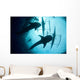 Whale Sharks Feeding beneath Wall Decal Design 1