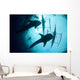 Whale Sharks Feeding beneath Wall Decal Design 1