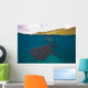 Whale Sharks Swimming Bohol Wall Decal Design 3