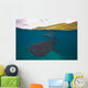 Whale Sharks Swimming Bohol Wall Decal Design 3