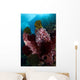Barrel Sponge and Crinoids Wall Decal Design 2