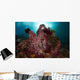 Barrel Sponge and Crinoids Wall Decal Design 1