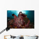 Barrel Sponge and Crinoids Wall Decal Design 1