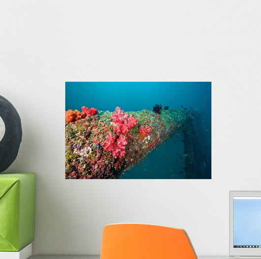 Corals Old Oil Rig Wall Decal