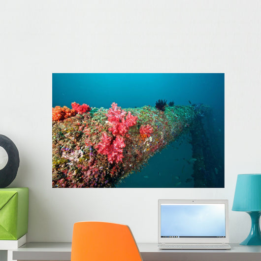 Corals Old Oil Rig Wall Decal