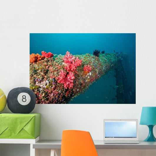 Corals Old Oil Rig Wall Decal