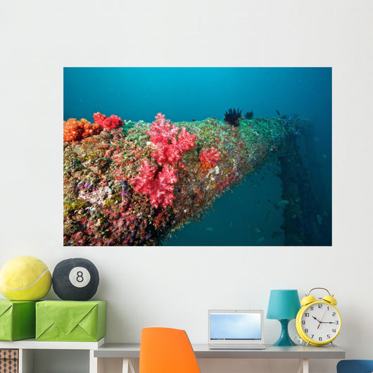 Corals Old Oil Rig Wall Decal