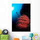 Diver and Corals Siaton Wall Decal
