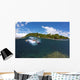 Snorkeler Explores Coral Reef Wall Decal Design 1