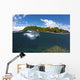 Snorkeler Explores Coral Reef Wall Decal Design 1