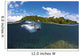 Snorkeler Explores Coral Reef Wall Decal Design 1