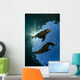 Two California Sea Lions Wall Decal