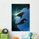 Two California Sea Lions Wall Decal