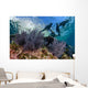 California Sea Lions Swimming Wall Decal