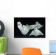 Monk's Mobula Feeding Plankton Wall Decal Design 2