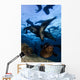 California Sea Lions Playing Wall Decal Design 5