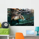 California Sea Lion Playing Wall Decal Design 2