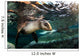 California Sea Lion Playing Wall Decal Design 2