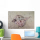 Thornthornback Skate Hobart Australia back Wall Decal