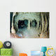 Cave Diver Exploring Nohoch Wall Decal Design 1