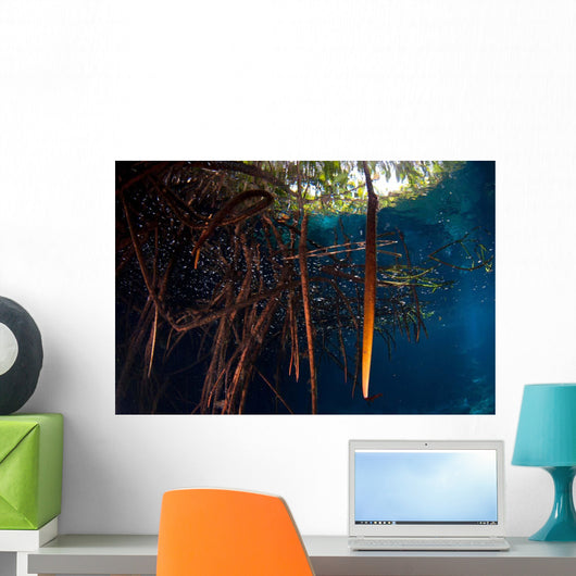 Mangrove Roots Full Life Wall Decal Design 2
