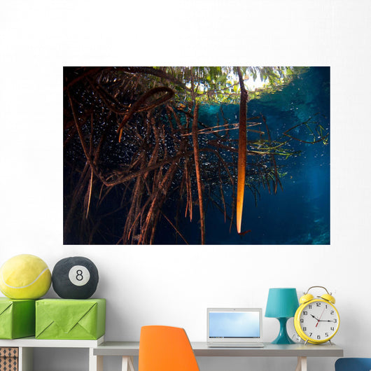 Mangrove Roots Full Life Wall Decal Design 2