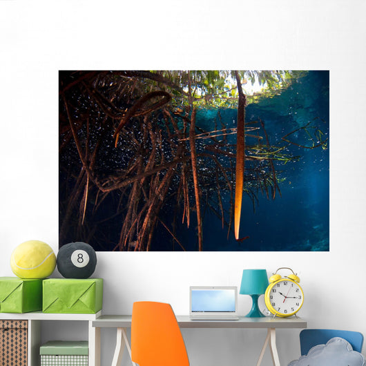 Mangrove Roots Full Life Wall Decal Design 2