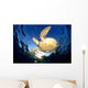 Green Sea Turtle Chelonia Wall Decal Design 14