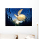 Green Sea Turtle Chelonia Wall Decal Design 14