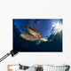 Green Sea Turtle Chelonia Wall Decal Design 11