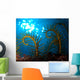 Golden Crinoid Davidaster Rubiginosus Wall Decal
