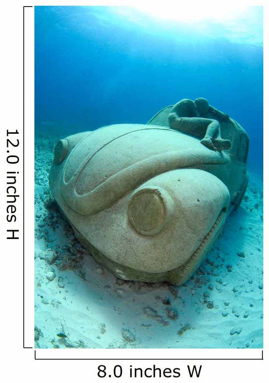 Sunken Car Caribbean Sea Wall Decal