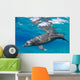 Bottlenose Dolphin Tursiops Truncatus Wall Decal Design 2