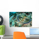 Flying Gurnard Swimming along Wall Decal Design 1