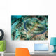 Flying Gurnard Swimming along Wall Decal Design 1