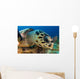 Hawksbill Sea Turtle Searching Wall Decal