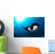 Two Manta Rays Manta Wall Decal