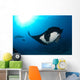 Two Manta Rays Manta Wall Decal