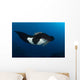 Giant Manta Ray Manta Wall Decal Design 7