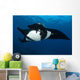 Giant Manta Ray Manta Wall Decal Design 5
